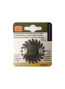 Proxxon 28017 - Disc circular cu dinti din tungsten, 50mm, 20dinti pt modelism/hobby/miniatura