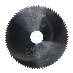 Proxxon 28011 - Disc debitor din carbura, 50mm, 80dinti pentru modelism/hobby/miniatura
