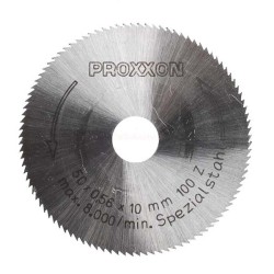 Proxxon 28020 - Disc circular din carbura, 50mm, 100dinti pentru modelism/hobby/miniatura